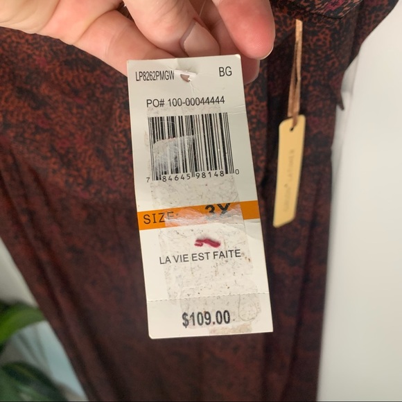 NWT Gibson Latimer Off Shoulder Jumpsuit 3X - Picture 6 of 13